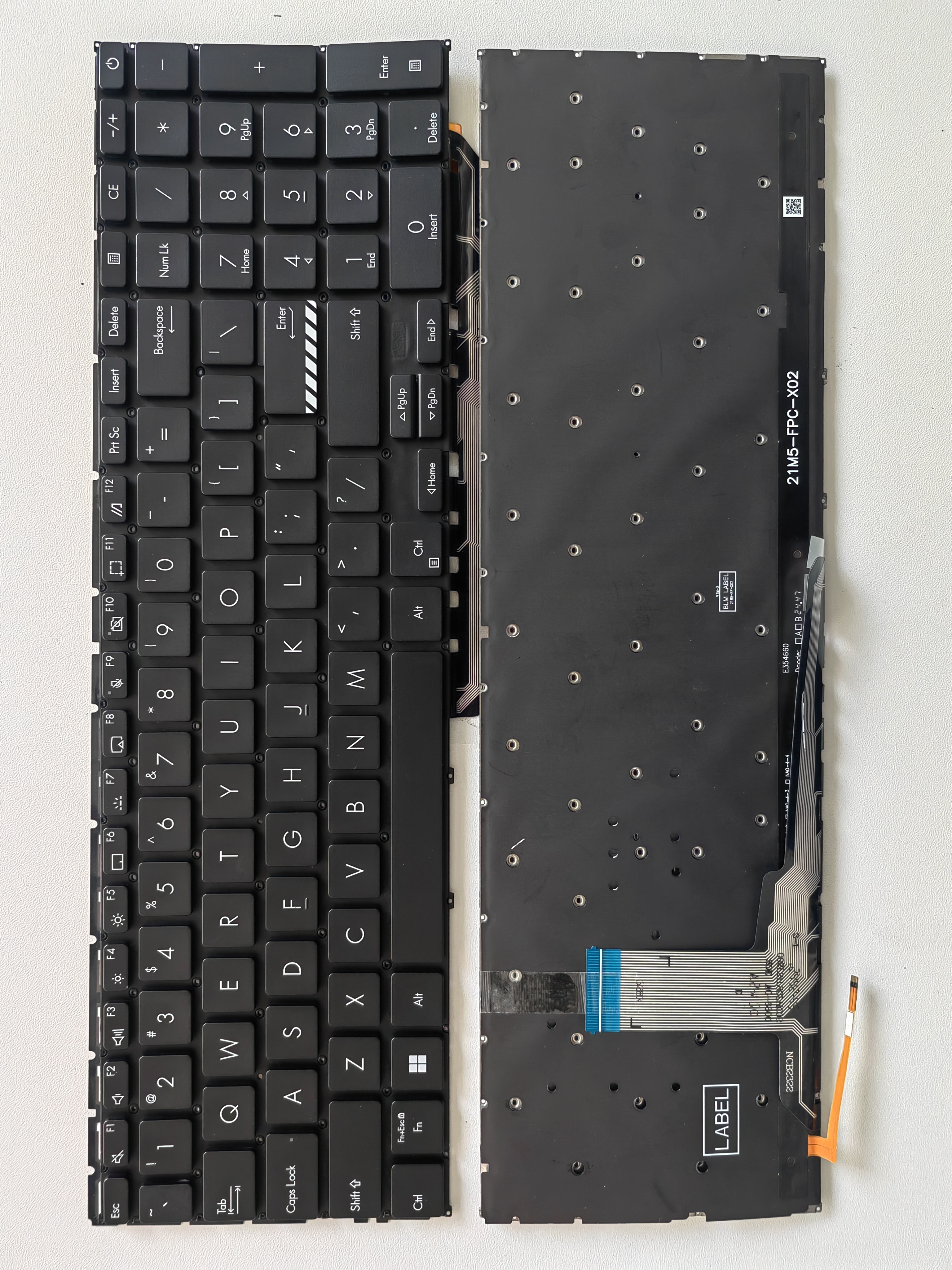 Picture of New Replacement Laptop Keyboard For ASUS X1702/X1703ZA BLACK Backlit (OEM) US Layout
